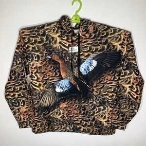 57 Peaks‎ Cinnamon Teal Duck Unisex Hoodie Size XXL NWOT.
